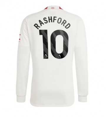 Manchester United Marcus Rashford #10 Tredje trøje 2023-24 Lange ærmer